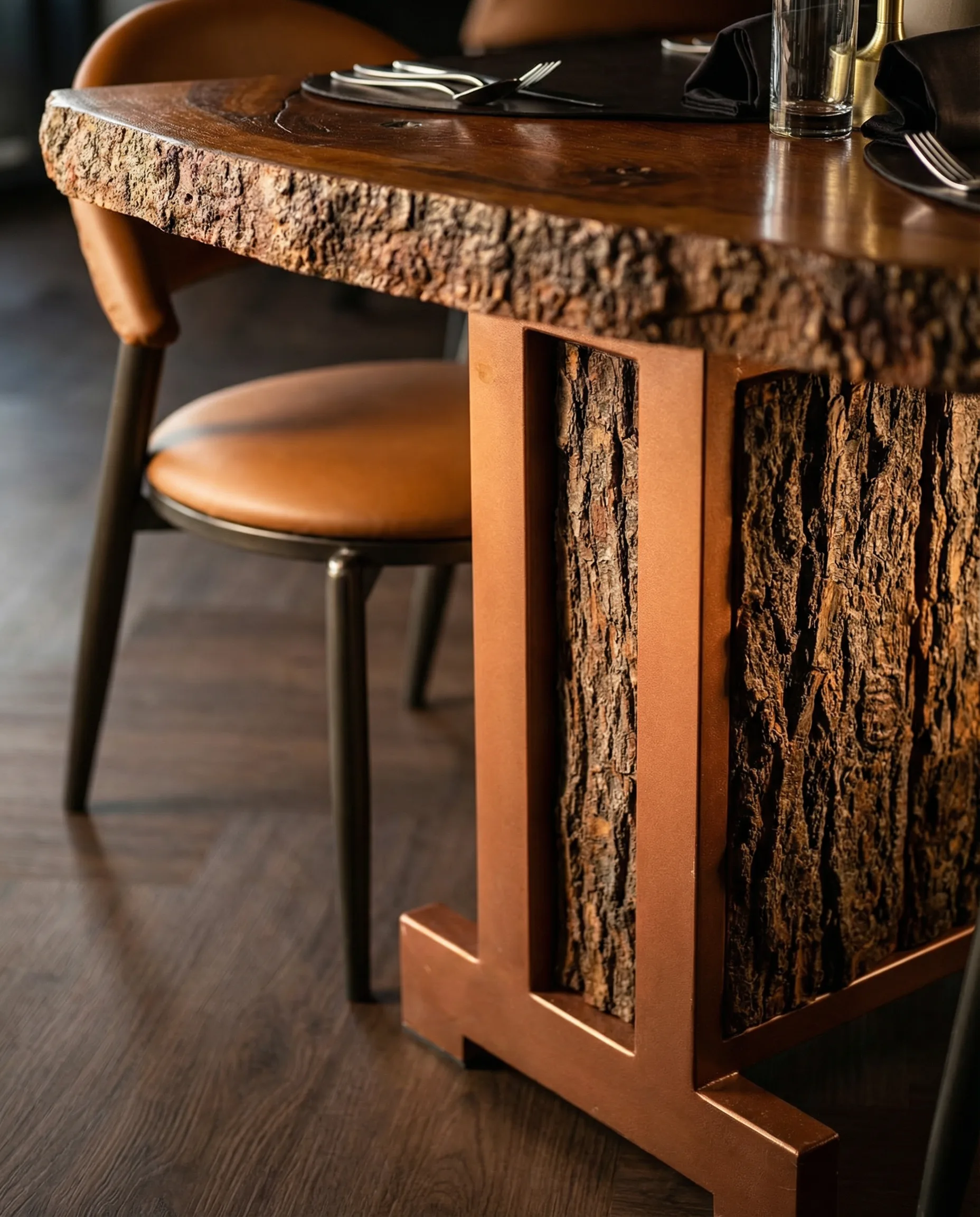 Live edge table